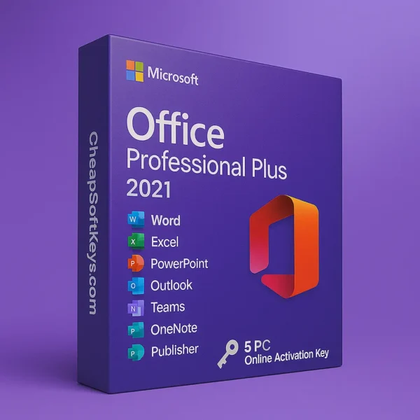 buy office 2021 pro plus 5pc online activation key